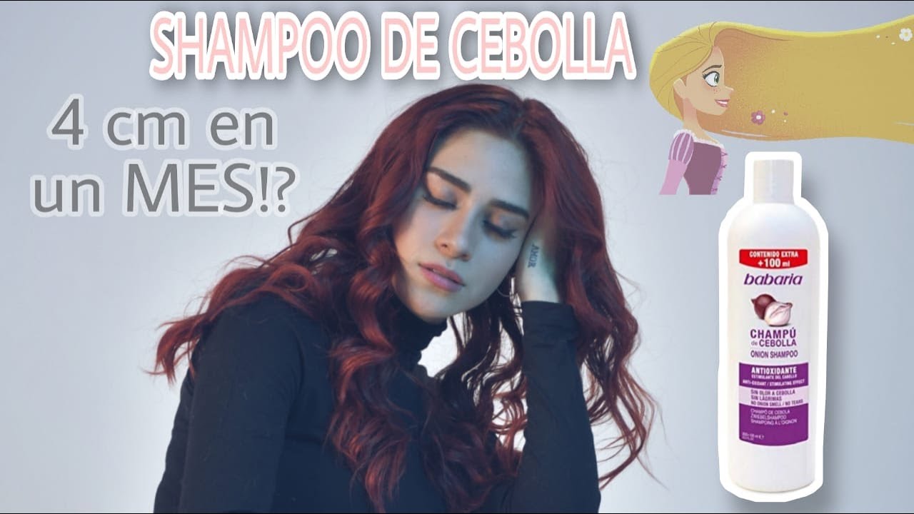 SHAMPOO DE CEBOLLA 🧅 BABARIA 🧝🏽‍♀️ 4 CENTIMETROS EN UN MES???   |SAV!