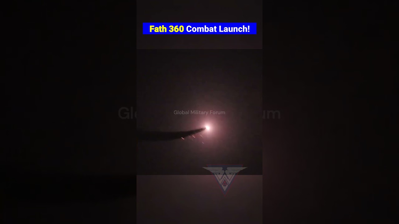 Hezbollah Precision Missile Launch