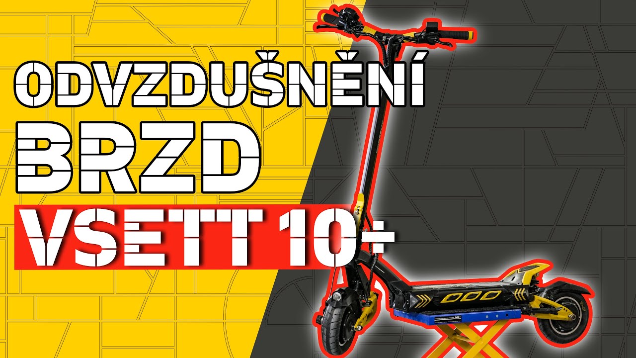 Návod: Jak odvzdušnit hydraulické brzdy na elektrokoloběžce?