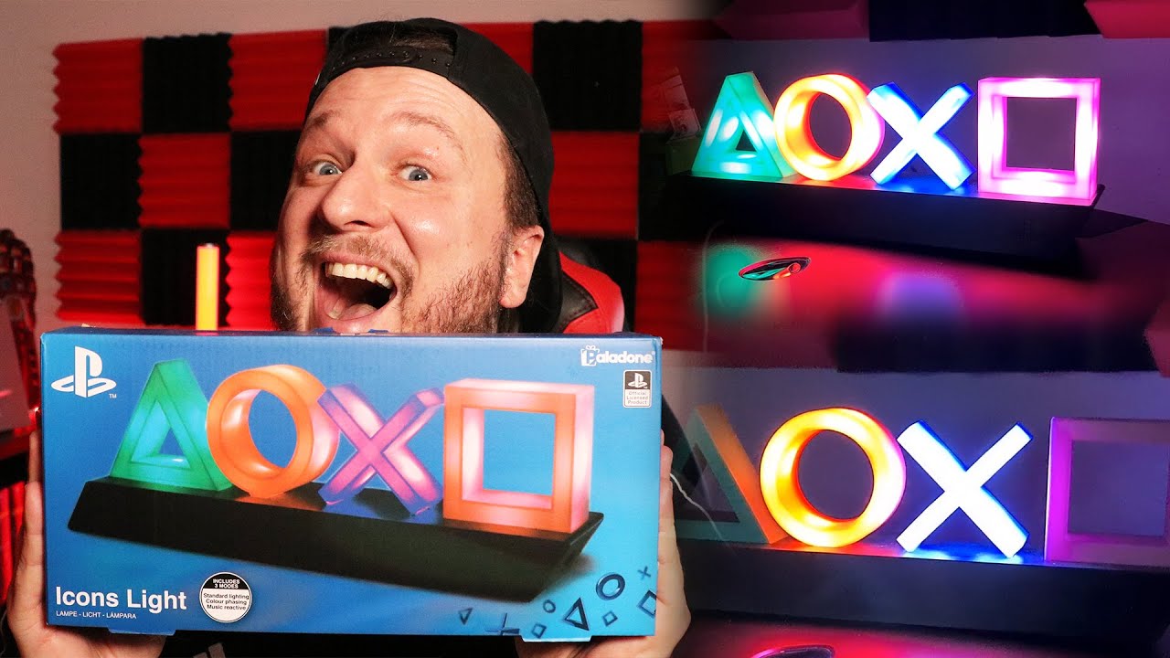 AMAZON PS5 Playstation LED RGB Lampe Unboxing Test