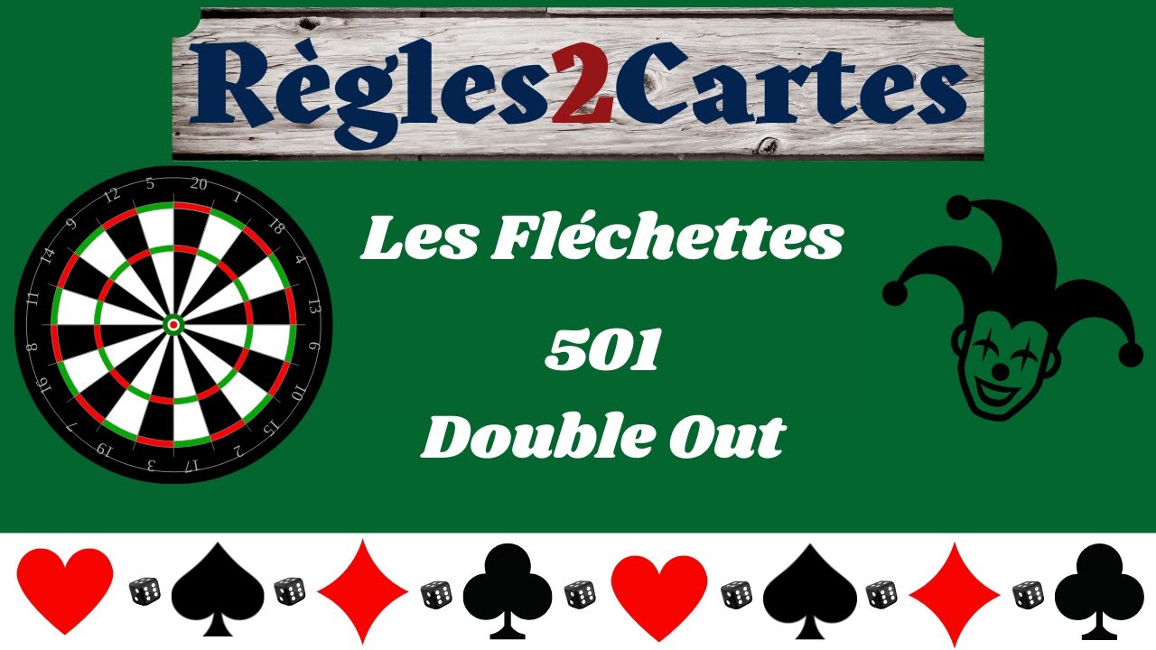 Les fléchettes : Tout savoir sur la cible et les règles officielles du 501 double out