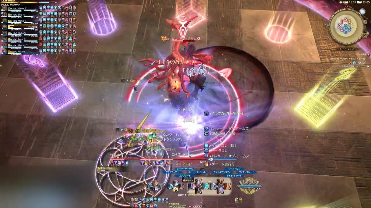 【FF14】アルカディア ヘビー級零式４層後半 STナイト視点