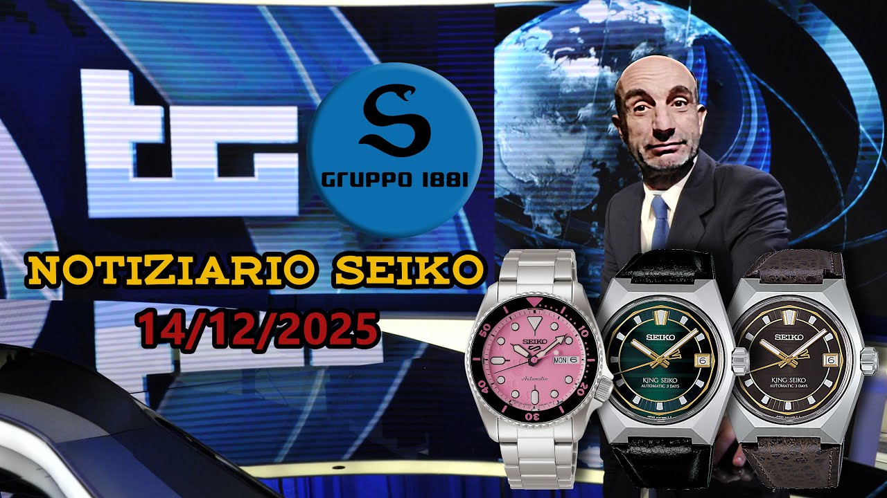 TG SEIKO 14/12/25: l'Antitrust INDAGA Citizen e Swatch, nuovi Seiko 5S 