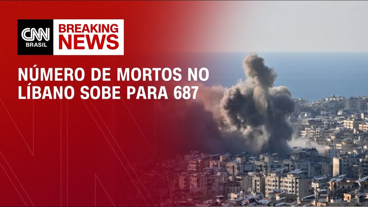 Ataques de Israel mataram 687 pessoas no Líbano, diz ministro | BASTIDORES CNN