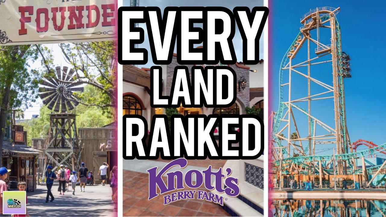 RANKING EVERY Themed Land at Knott's Berry Farm!