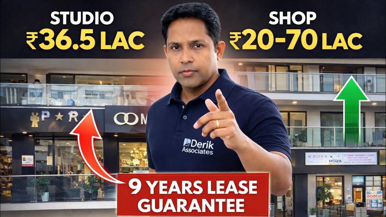 Studio Apartment ₹36.5L & Commercial Shops ₹20&ndash;70L | 9 Years Lease Guaranteed | Noida Extension