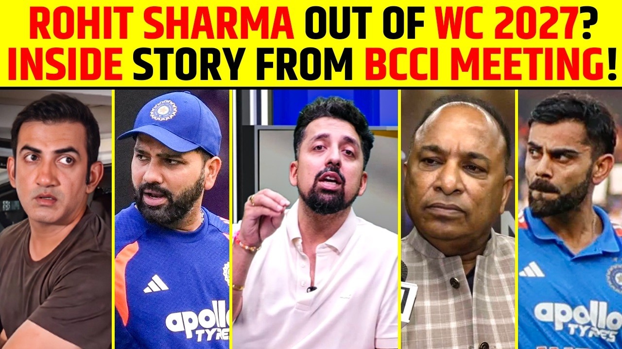 ROHIT SHARMA OUT OF WORLD CUP 2027? 😱 INSIDE STORY FROM BCCI MEETING! #rohitsharma #bcci #odiwc