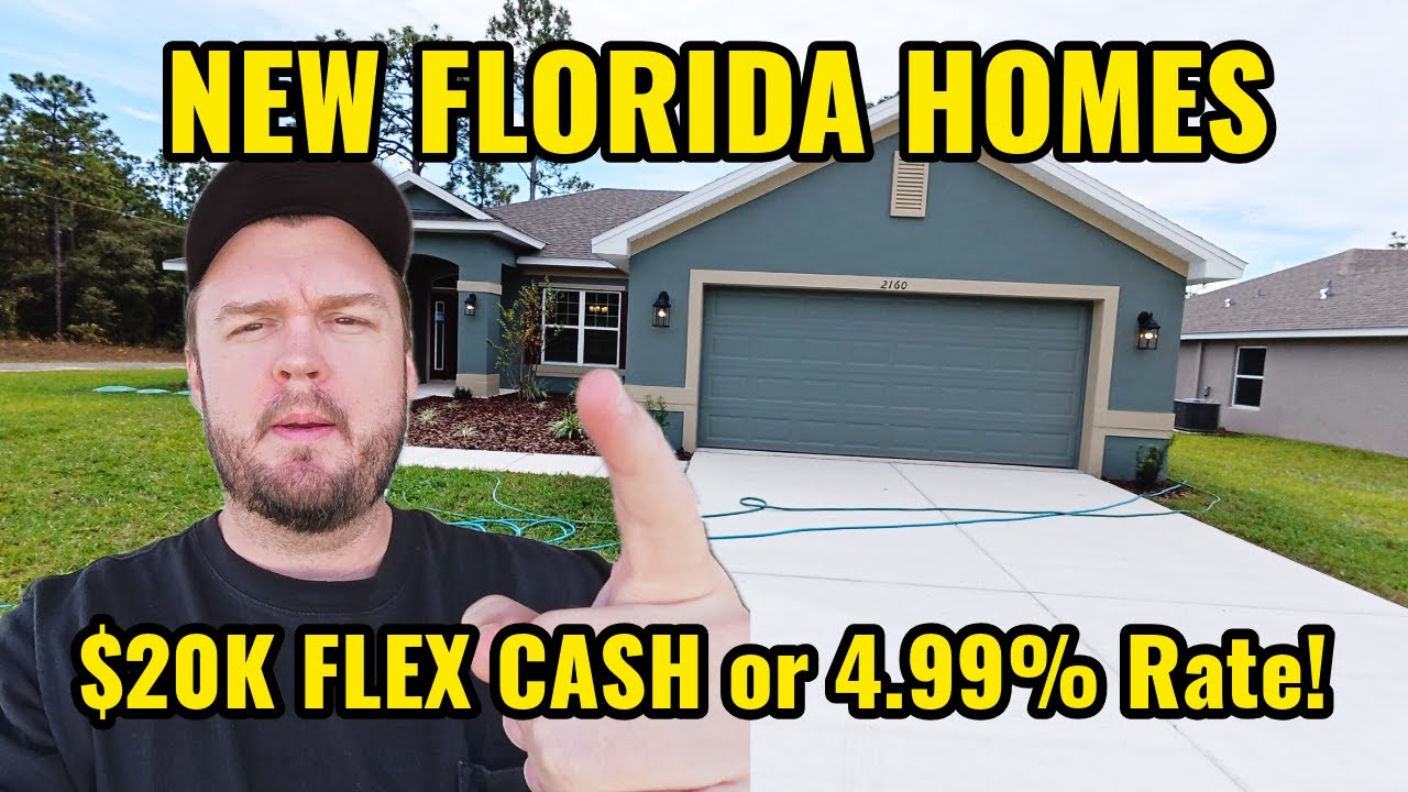 Продаются 2 новых дома во Флориде 🏡 | Без HOA, без CDD | Гибкая ставка наличными в размере 20 тыс...