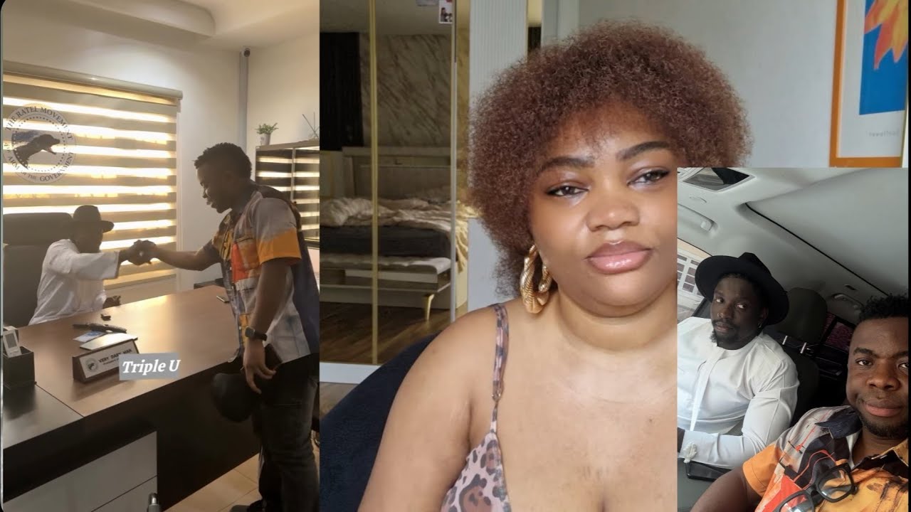 Triple U visited verydarkblackman in his new office. 
