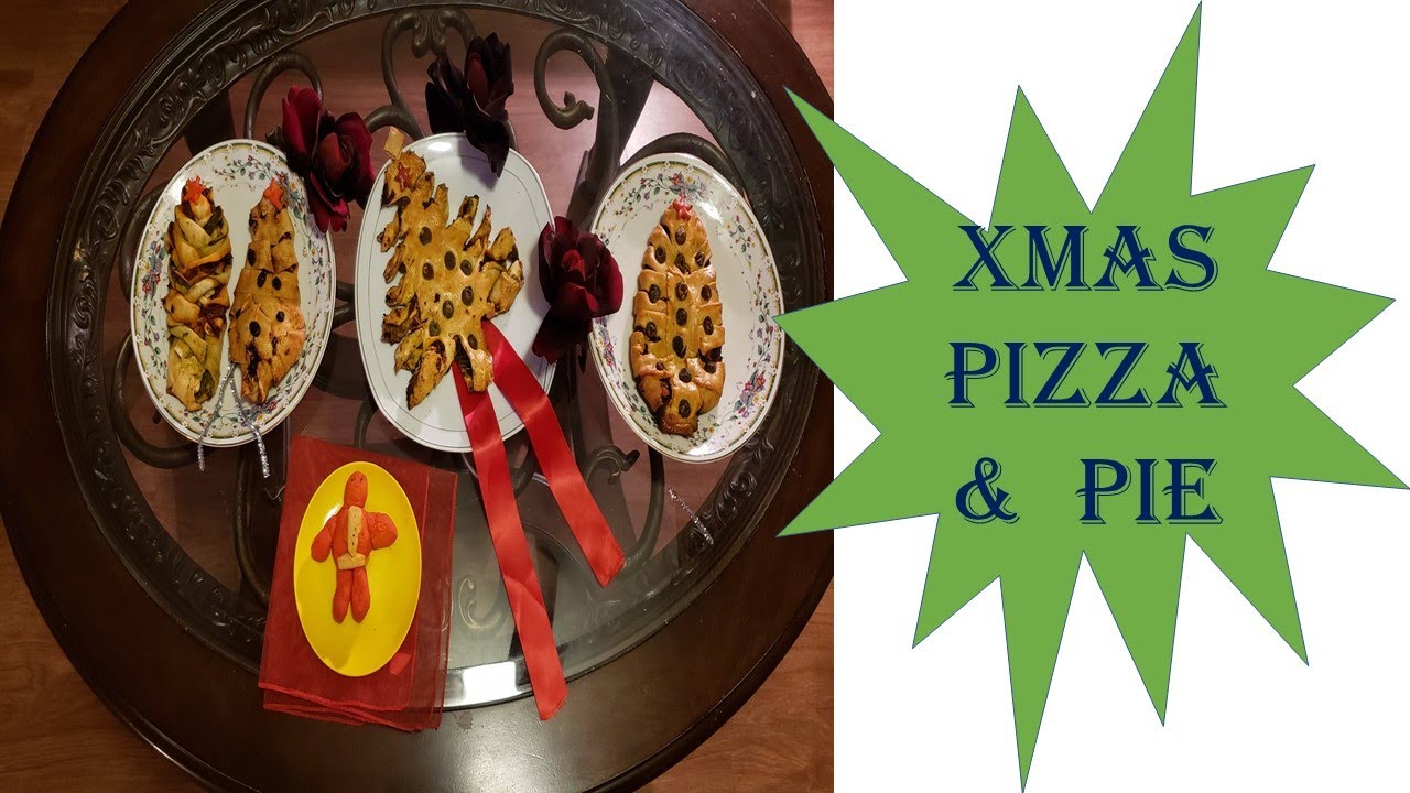 Christmas Tree Pizza and Pie# Baking  MERRY CHRISTMAS DIY A Sweet Holiday Delight#Festive flavors
