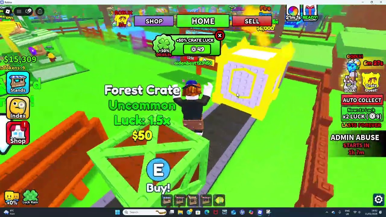 Playing My Boba Stand in ROBLOX