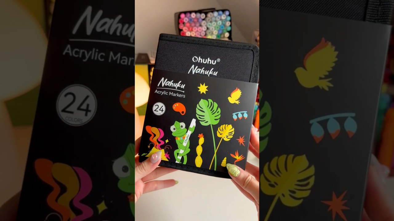 Unboxing the New Ohuhu Nahuku Acrylic Markers! Review down below 