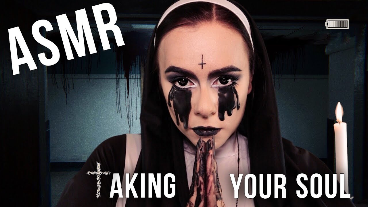 АСМР | Ролевая игра 🎃 Заберу твою душу 🕇 Неразборчивый шепот ASMR | Halloween Roleplay 🕇 Nun