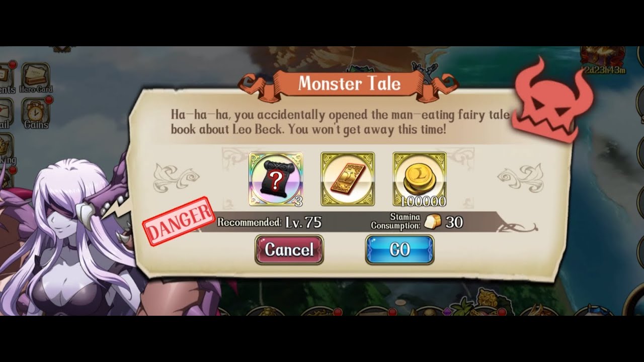 Langrisser Mobile - Danger World's Event - Monster Tale
