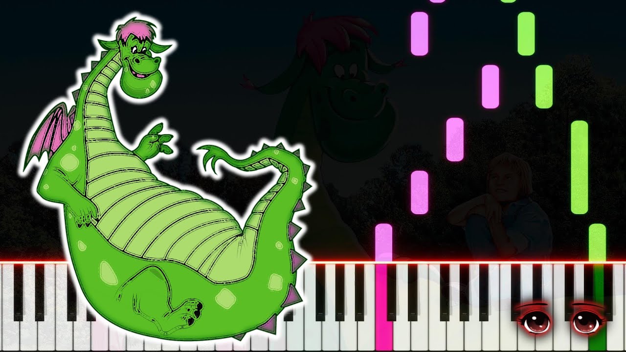 Piano easy | Petes Dragon - The Happiest Home In These Hills | PVisualiano