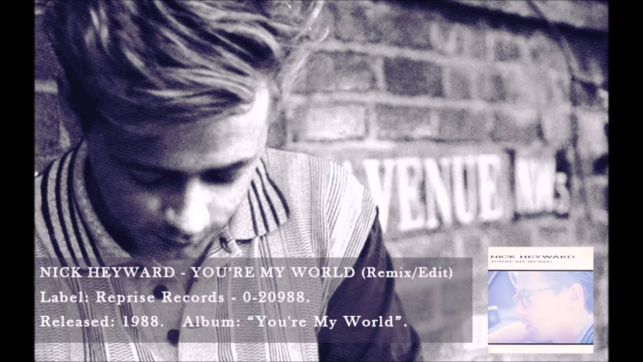 Nick Heyward - You're My World (Remix/Edit)