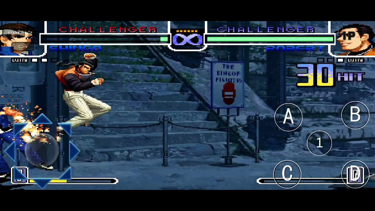 KOF2002 ROBERT COMBO VS SHINGO