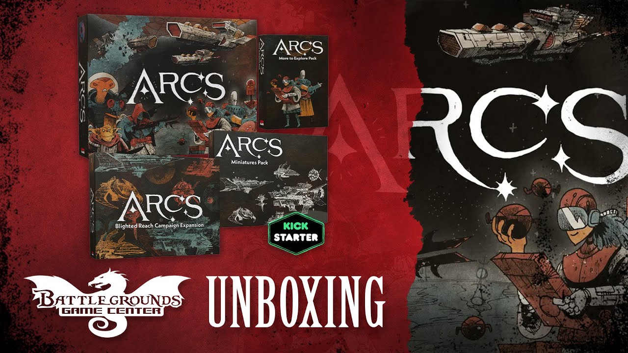 ARCS: Kickstarter Bundle &mdash; распаковка