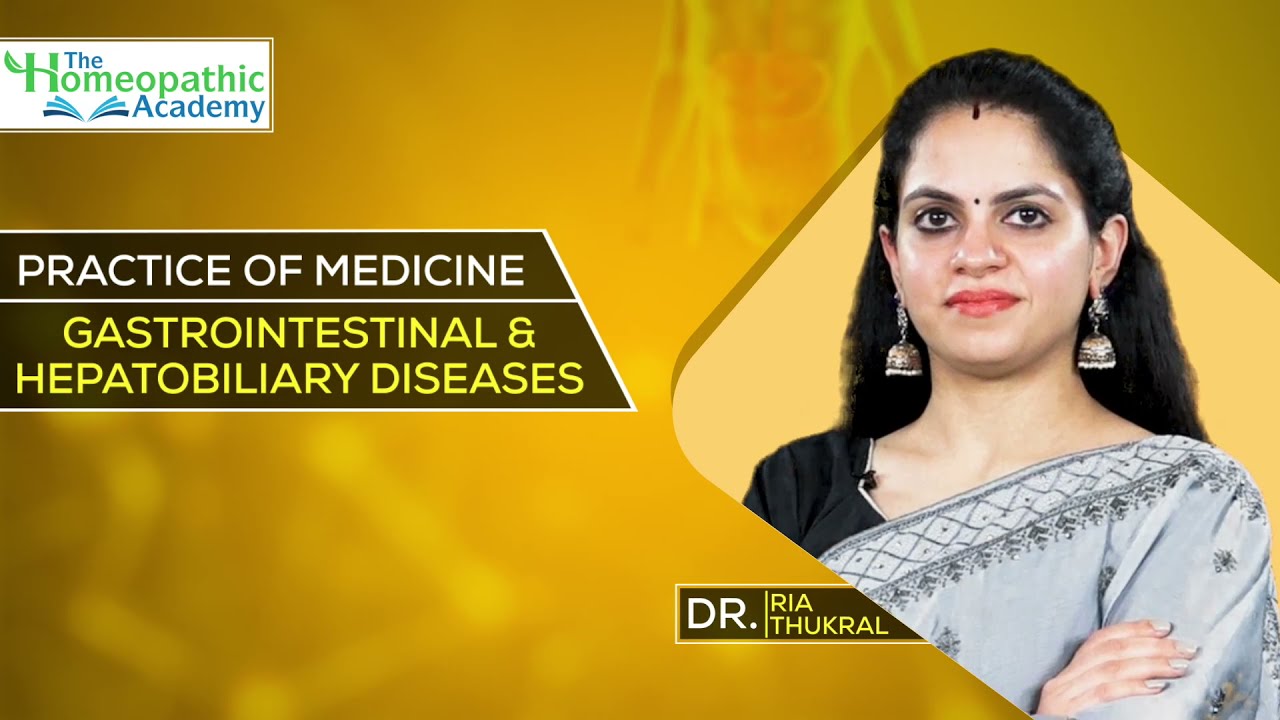 Online Homeopathic Courses | Gastointestinal & Hepatobiliary Diseases | Part 1 | Promo 1