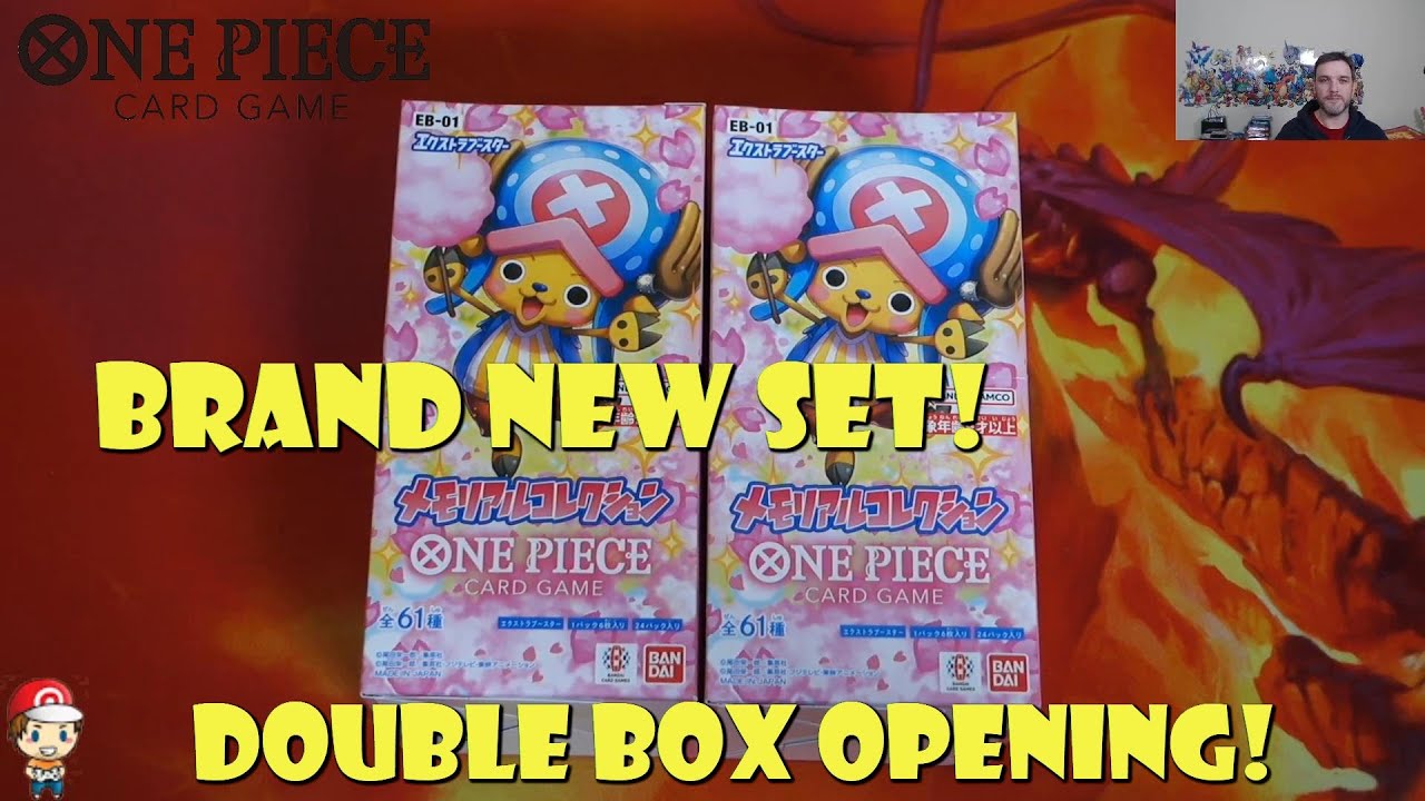 Early EB-01 (Memorial Collection) Double Booster Box Opening! (One Piece TCG Opening)