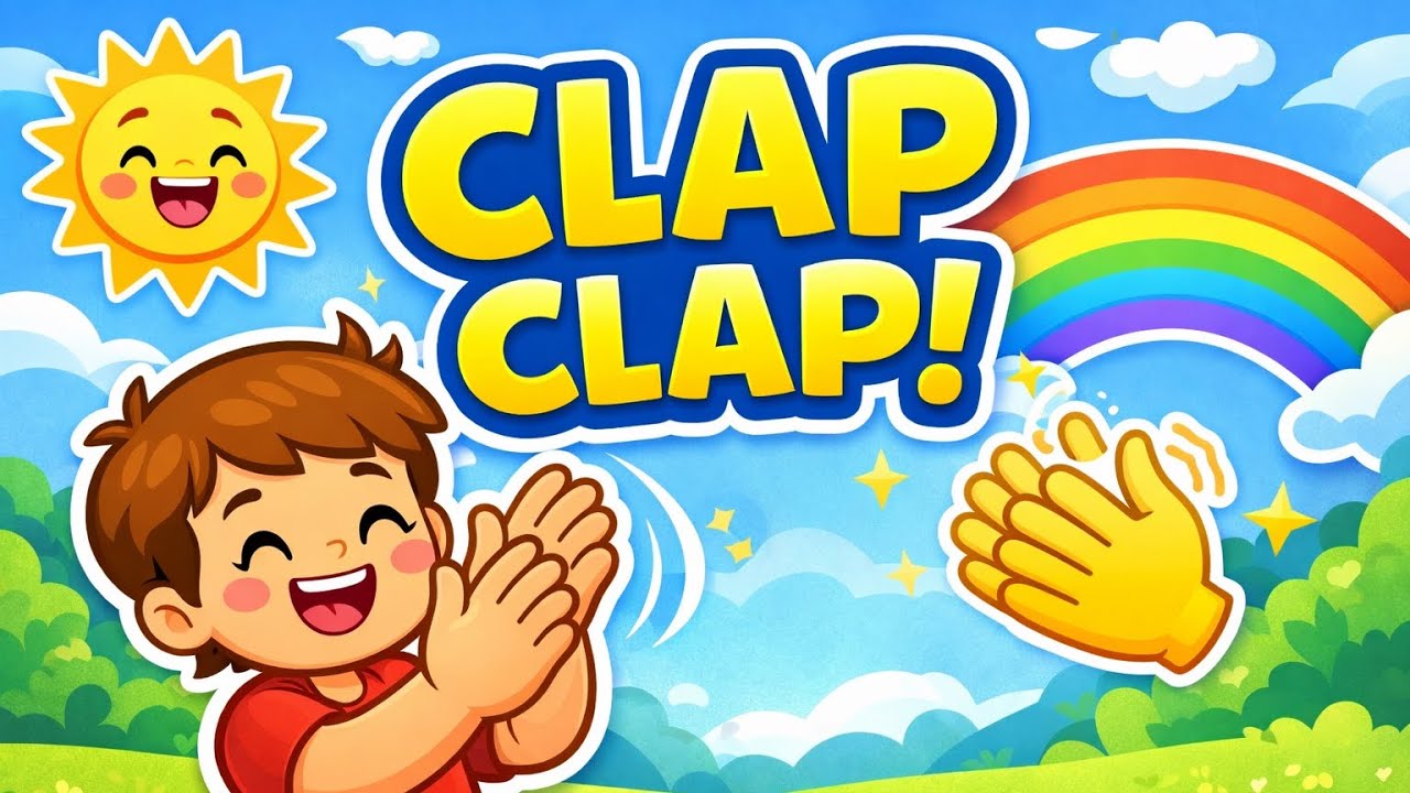 Clap Your Hands With Me 🎵 | Kids Songs & Nursery Rhymes | English Learning Song