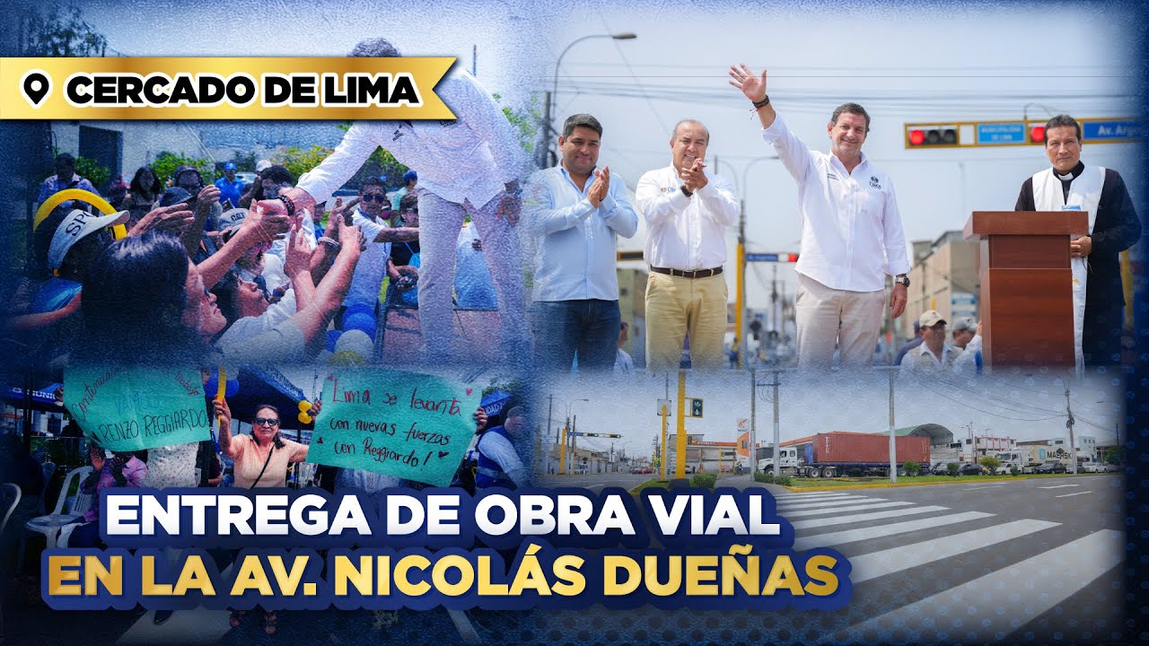 INAUGURAMOS UNA VÍA RENOVADA  EN EL CERCADO DE LIMA