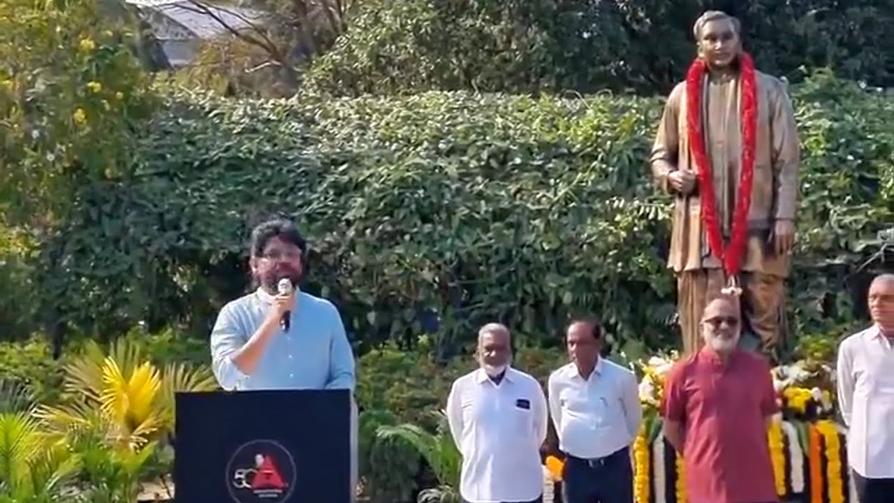 Akkineni Nagarjuna Speech at Annapurna Studios 50 years Celebrations | ANR | News Buzz