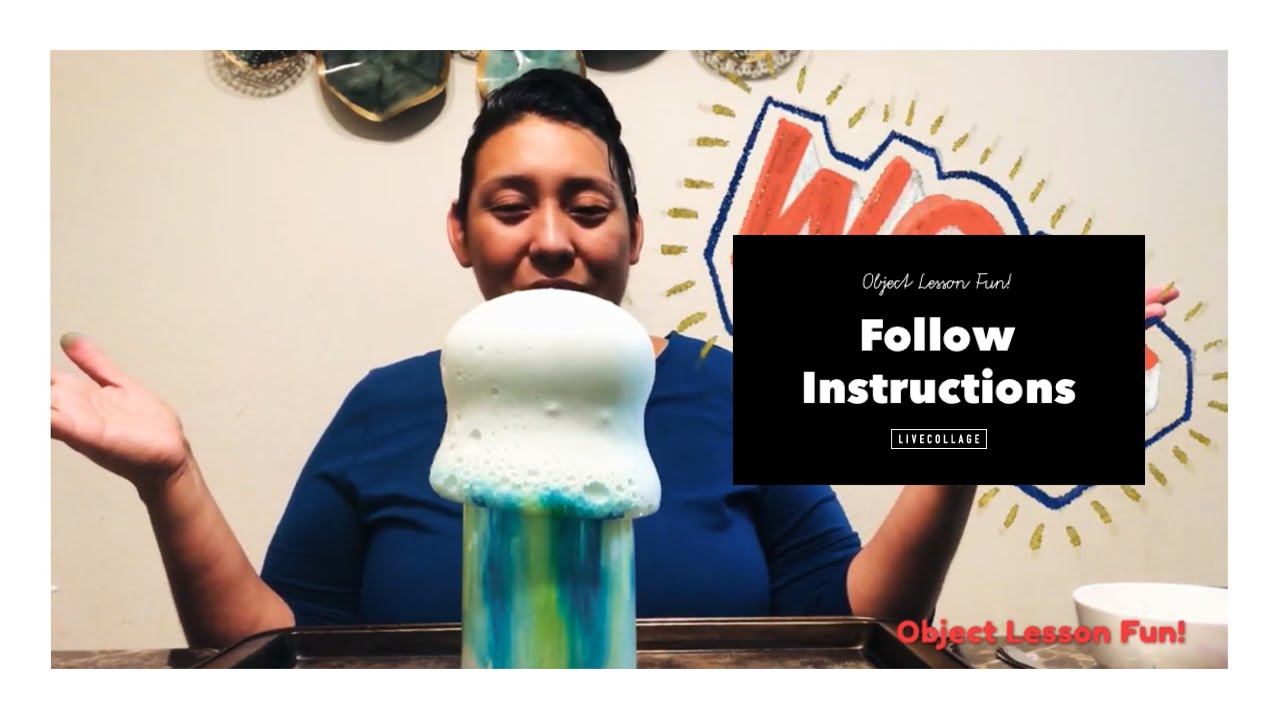 Object Lesson: Follow Instructions