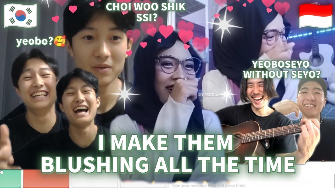 TRYING TO RIZZ WITH KOREAN GUY - CAN I CALL YOU YEOBOSEYO WITHOUT SEYO?...🥰💖 OME TV | OMEGLE 🇰🇷🇮🇩