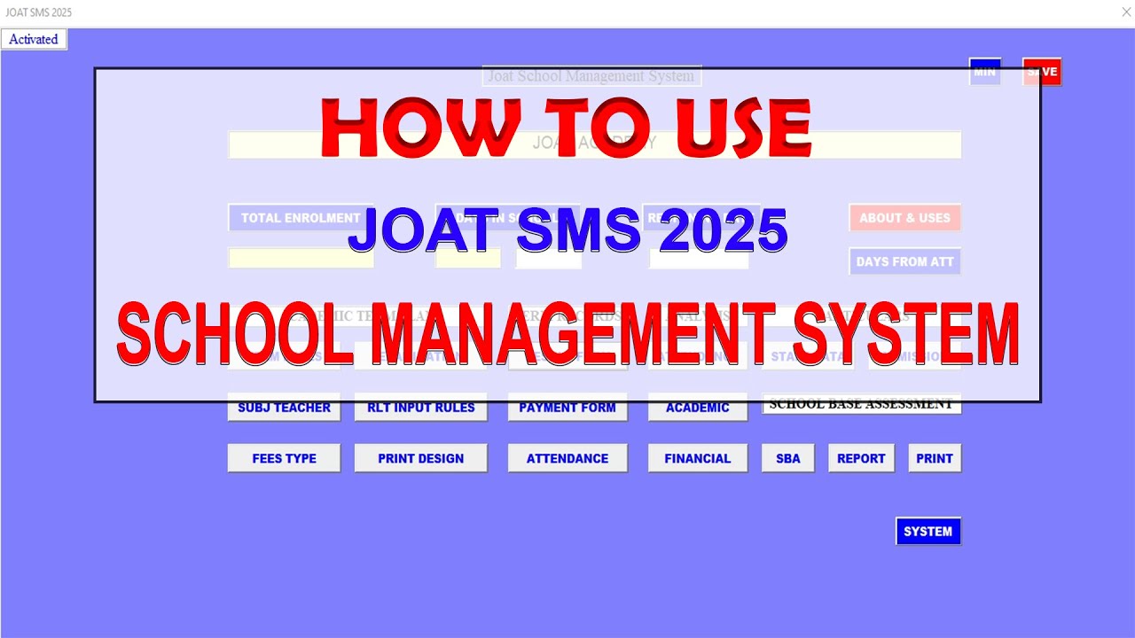 Excel-Based School Management System – See How It Works!