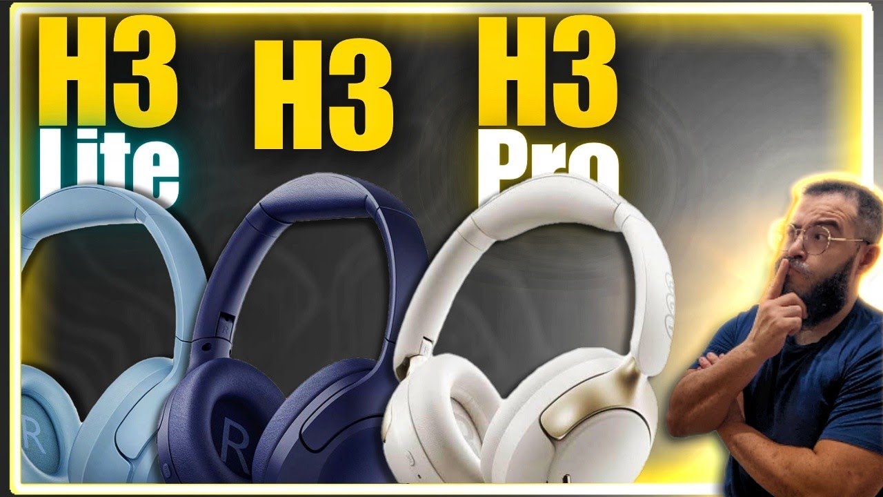 QUAL DEVO ESCOLHER: QCY H3 LITE, H3 E H3 PRO⁉️