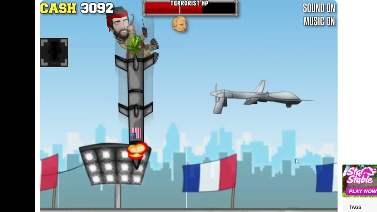 Presidents vs Terrorists a Flash Game