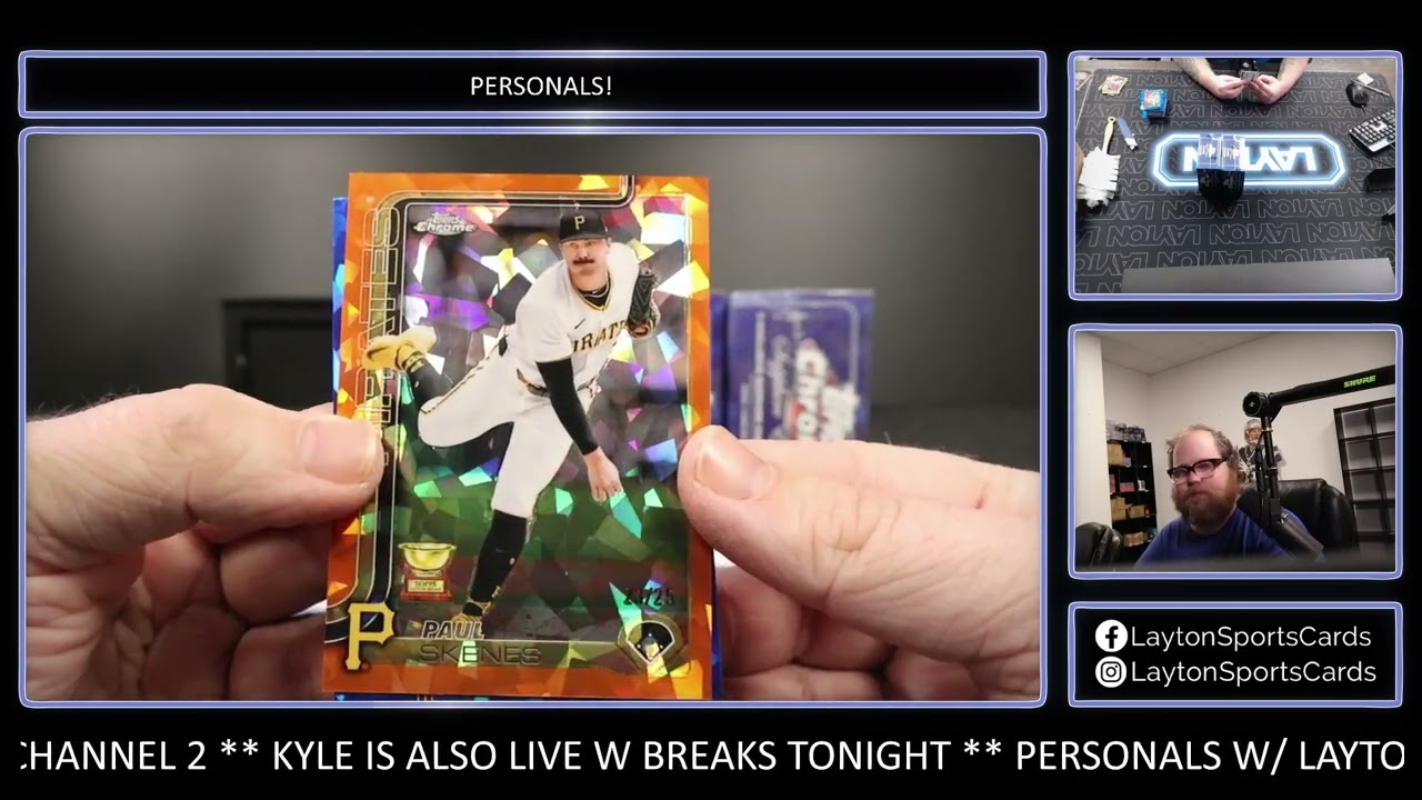 5 Box Break of 2025 Topps Chrome Sapphire Baseball for Jeffrey H
