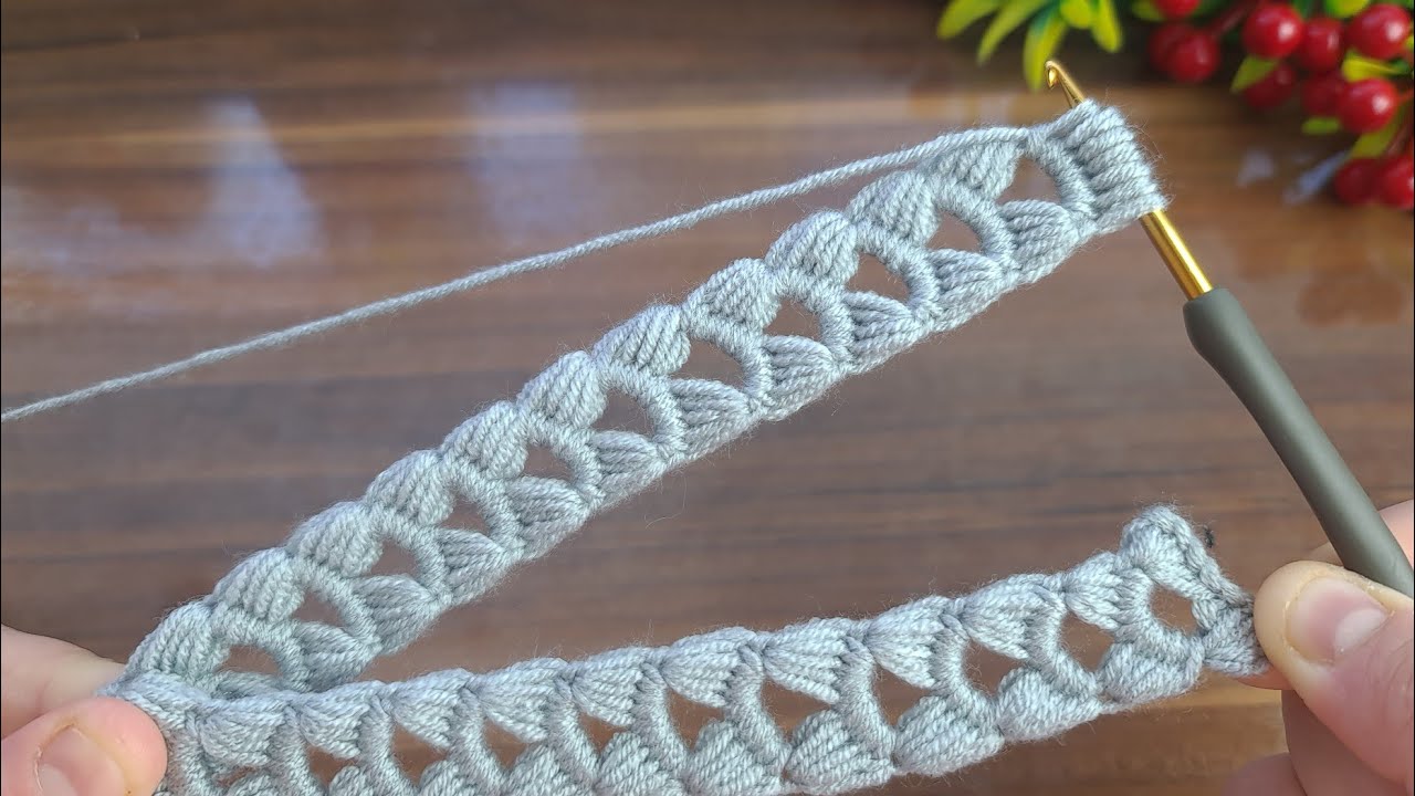 Grandes ideas😍diadema de crochet tunecino súper fácil,modelo de asa de bolso💰video tutorial en línea