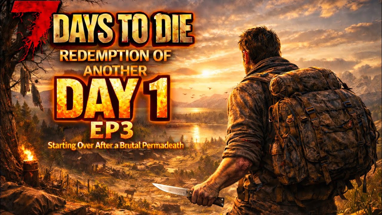EP3 - Day of Redemption (Chill Playthrough) - 7 Days to Die (PS5)