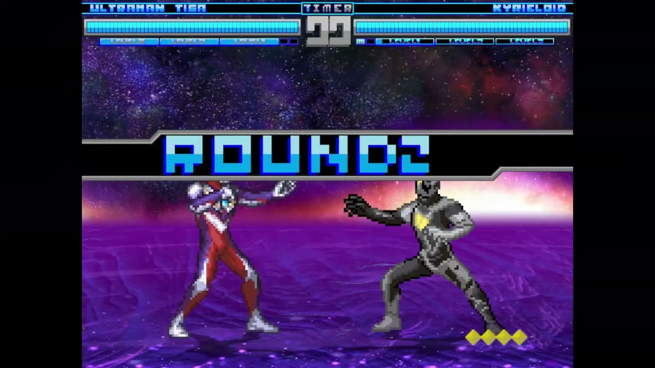MUGEN: Ultraman Tiga (DennyFH) Vs Kyrieloid (Requested By NegativeWind)