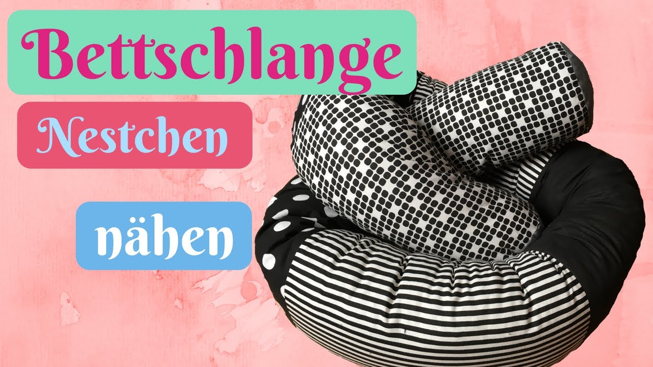 Bettumrandung/ Nestchen selber nähen OHNE Schnittmuster -Nähanleitung Bettschlange