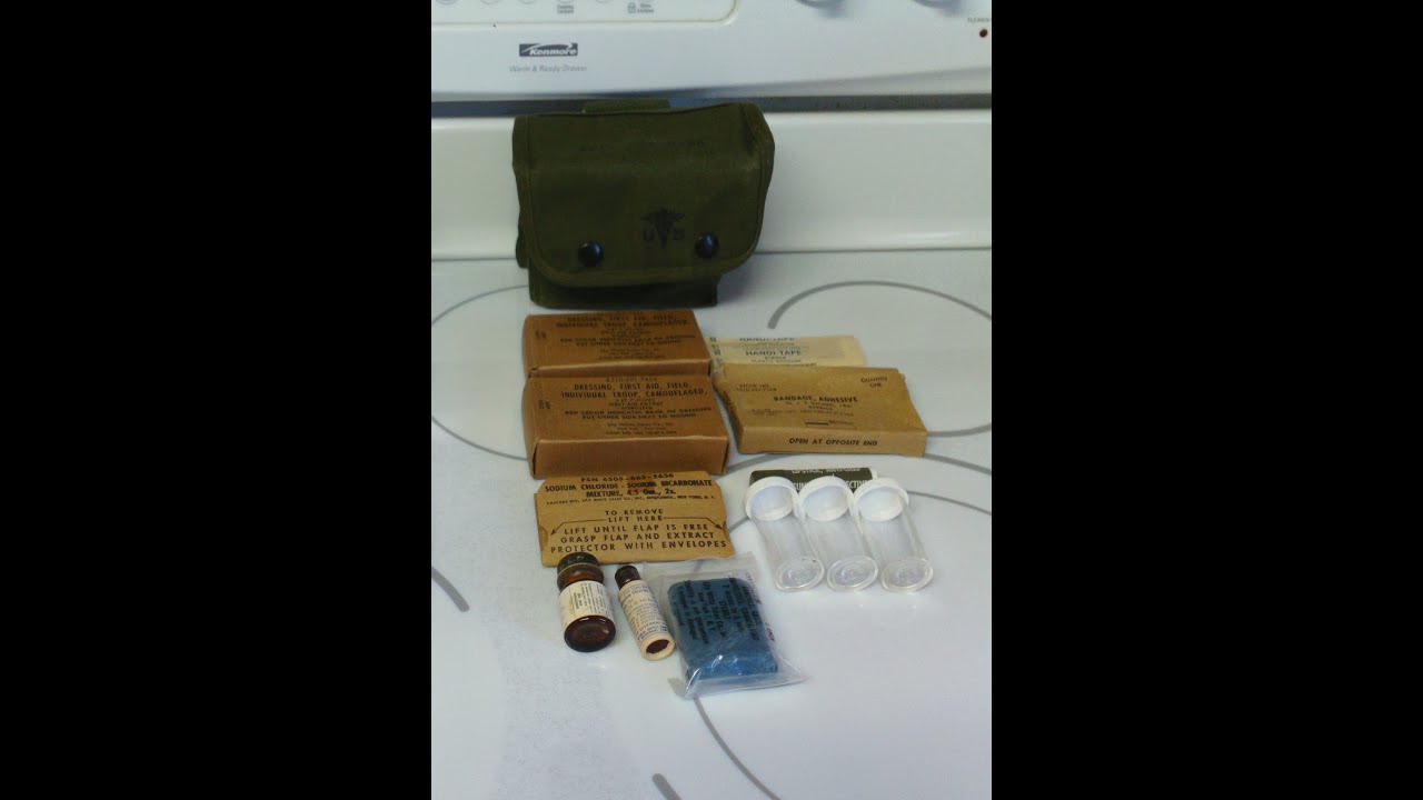 My review of a complete Vietnam era Individual First Aid Kit/ Jungle First Aid Kit