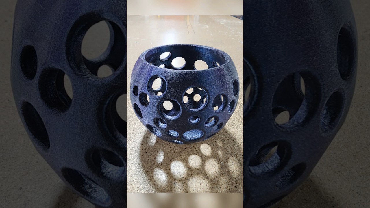 Orchid Flower Pot i made. #bambulab #3dprinting #3D #bambulab #orchid pot #3D #makerworld #X1C