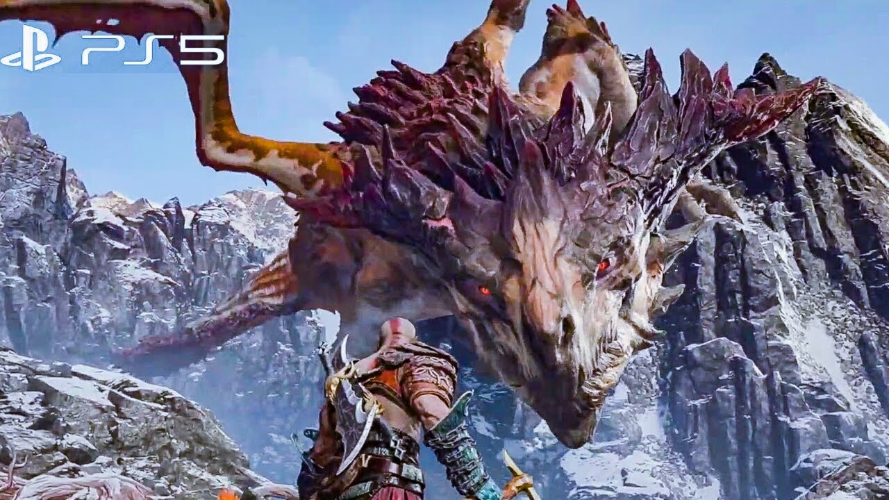 God of War | Kratos vs Dragón | Dame God of War | Español latino | 4K 60FPS | PS5