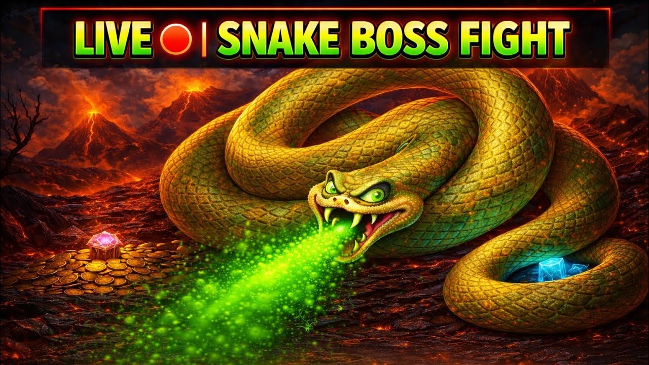 🔥 LIVE Snake Boss Battle | Ultimate Lava Fight Gameplay 😱