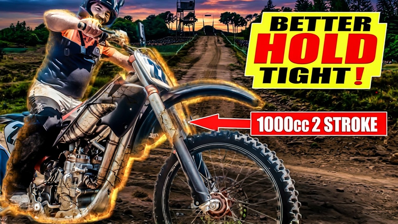 ATTEMPTING THE IMPOSSIBLE CLIMB ON A 1000cc 2 STROKE!