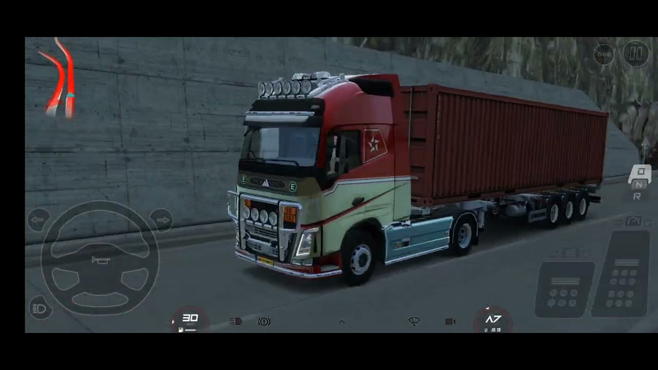 Cargo:automatic parts loaded truck going to Termola city #viral #video #euro #truck #youtube 