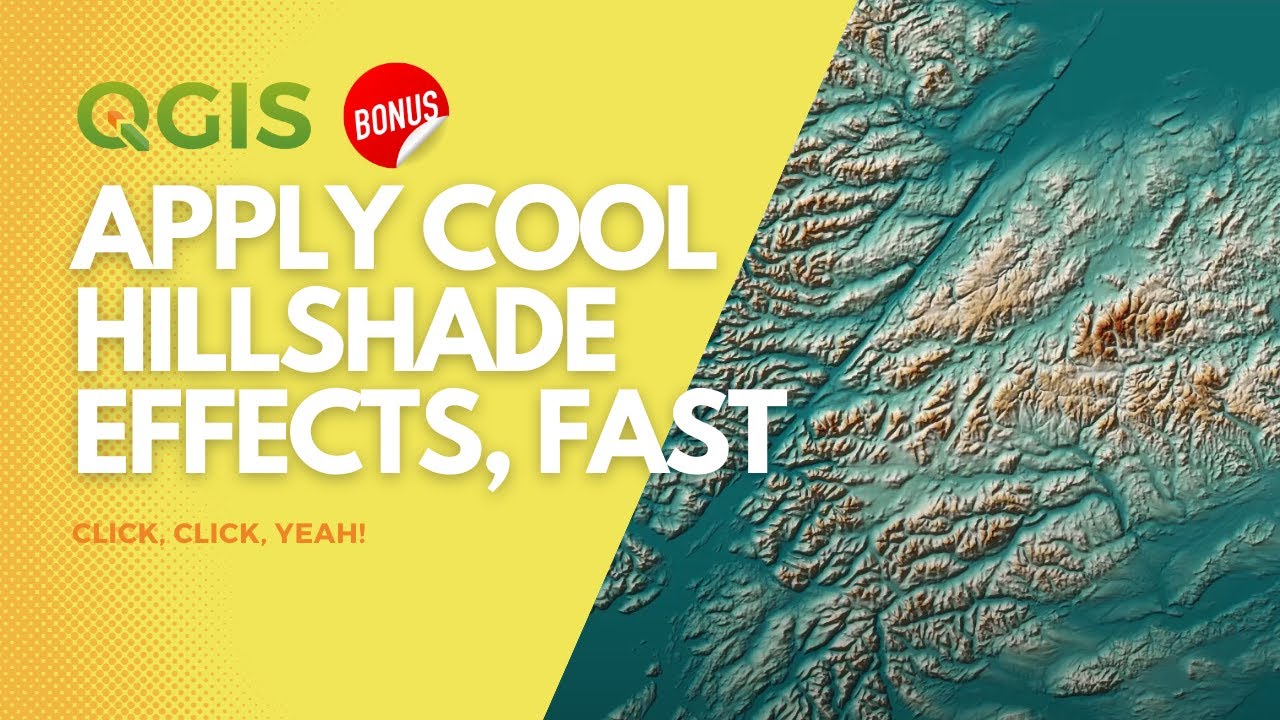 Cool hillshade effects in QGIS