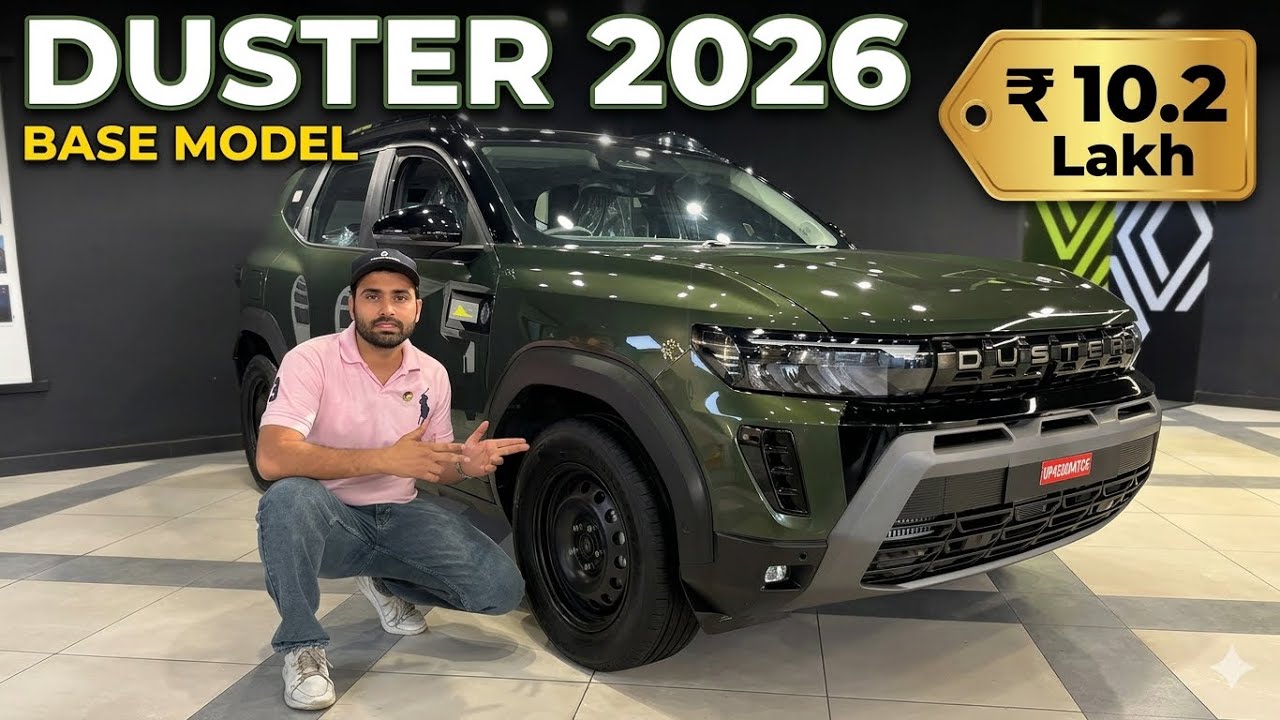 New DUSTER 2026 BASE MODEL | ₹10.2 Lakh | Creta Killer? Duster 2026 Model