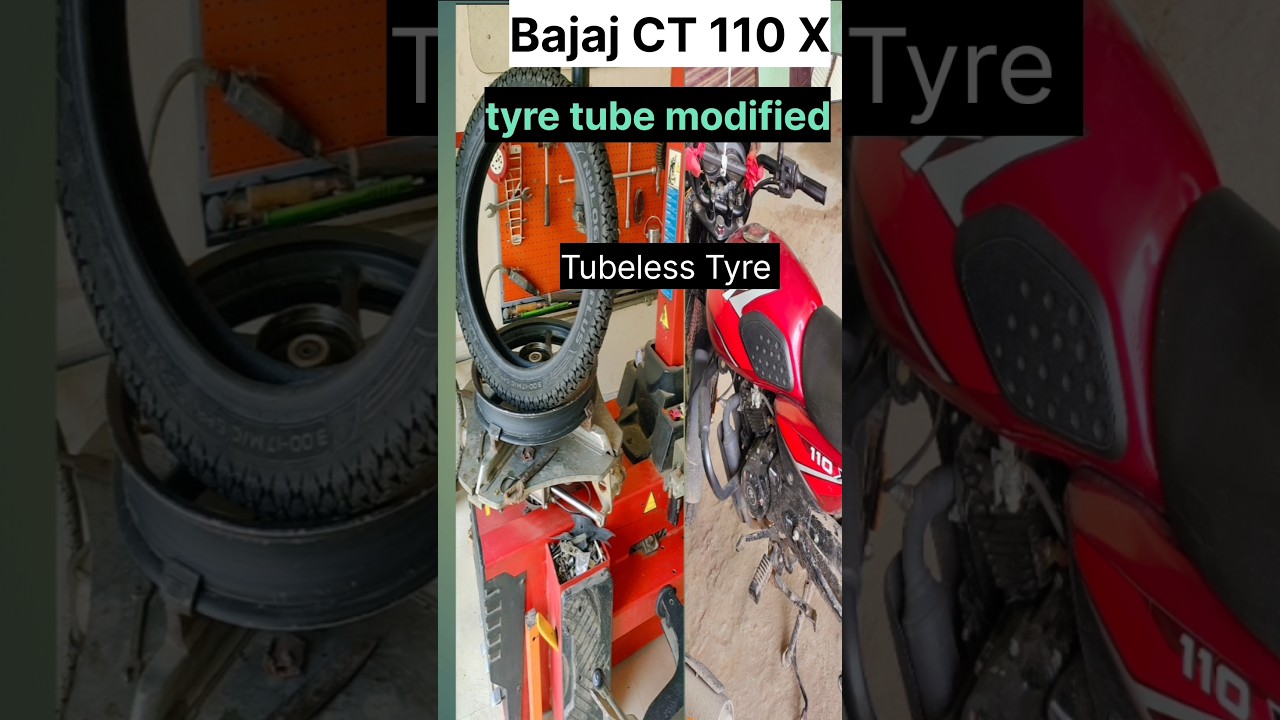 Bajaj CT 110 X tubeless tyre/Bajaj CT best tyre/Bajaj CT tyre change/short