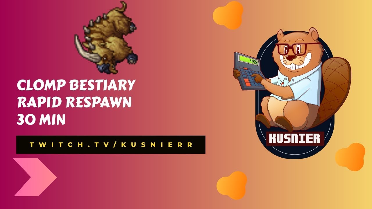 Super FAST Clomp Bestiary | Rapid Respawn | Tibia