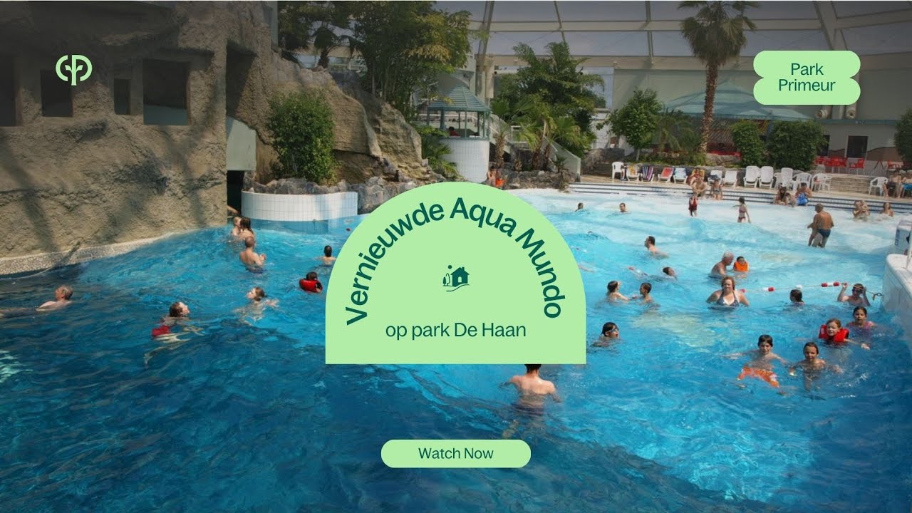 Zwemparadijs Aqua Mundo is vernieuwd in Park De Haan | Park Primeur | Center Parcs