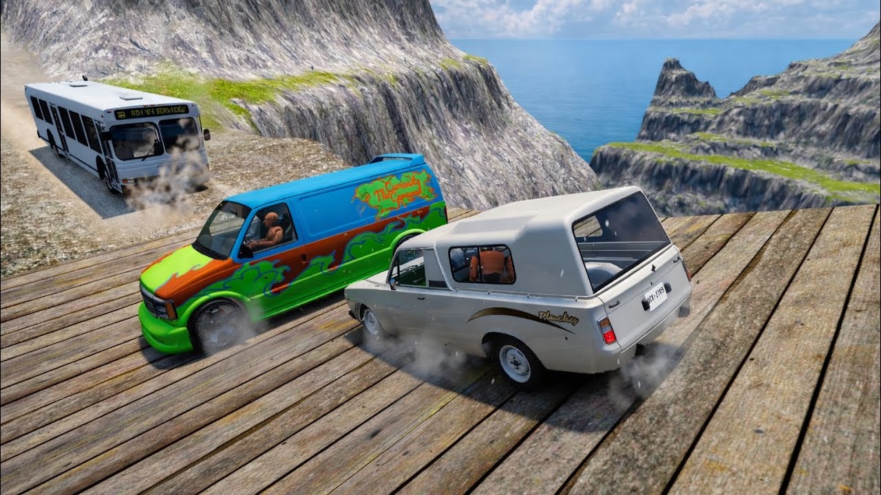 Realistic High-Speed Car Crashes in BeamNG.drive #2- Ultra Detailed Crash Compilation