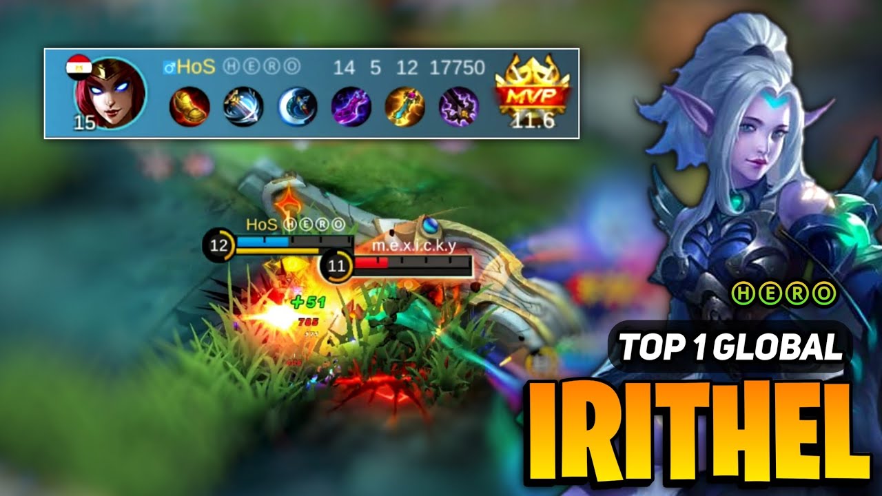 Irithel Best Build 2023 [ Irithel Top 1 Global Gameplay ] By ⒽⒺⓇⓄ - Mobile Legends